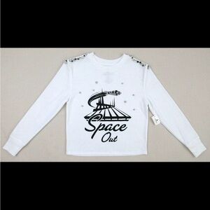 NEW! Disney Parks Space Out Space Mountain Long Sleeve Shirt Sz (S)